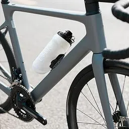 ATORSE Bike Water Bottle with Magnetic Mounting Base Easy Installation Drink Bottle White-image-70