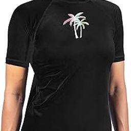 kanu surf Women's Hayley UPF 50+ Short Sleeved Active Rashguard and Workout Top-picture-29
