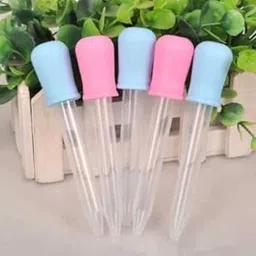 Mini Baby The Baby Store Silicone Baby Medicine Feeder Dropper Graduated Pipette Liquid Food Dropper 5Ml (Pack Of 5),White-picture-10