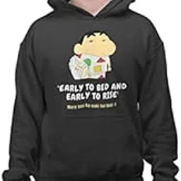 broke memers Early to Bed Shinchan Meme Print Full Sleeve Hoodie with Front Pocket for Men-picture-46