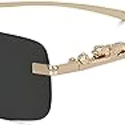 desizer Desire MC Stan Rimless Rectangle Sunglasses for Women Men,Trendy Gold Metal Frameless Square Sun Glasses-picture-44