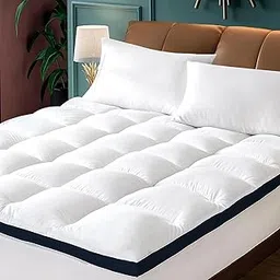 Texlux Mattress Quilted Topper New Gussat Type of Mattress Topper, Size-Single,Color-Black-picture-25
