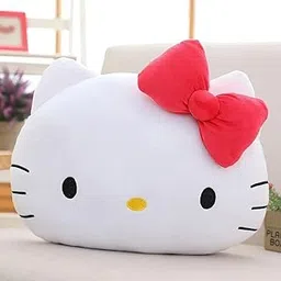 Tickles Hello Kitty Cushion Soft Plush Pillow for Kids Boys & Girls Home & Car Decoration (Color: Pink Size: 30 cm)-picture-19