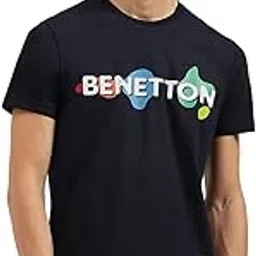 united colors of benetton Men Cotton Solid Regular Fit T-Shirt-picture-42