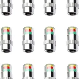 nudfsy 12PCS Car Tyre Valve Caps, Car Accessories, Tyre Pressure Monitoring, Tire Pressure Radium Caps, Modification & Decoration Accessories, Car Tire, Bikes, Trucks Motorcycles Tyre Valve Dust Cover Caps-picture-16