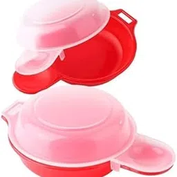 JIGVA 2 Easy Eggwich Microwave Egg CookerSteam Dome Design Cooks Perfect Eggs in 1 Minute, Dishwasher & BPA-Free, Makes Muffin Size Egg Patties for Muffins, Biscuits, Bagels-image-41