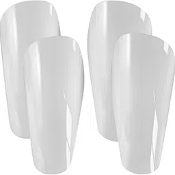 BAOZOON 2 Pairs Sublimation Soccer Shin Guard Blanks White Soccer Shin Pad Heat Transfer DIY Football Gear Shin Protective Pads Football Match Equipment for Adult-picture-20