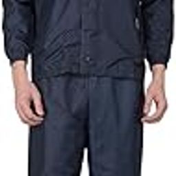 dollar Men PVC Full Sleeve Solid Reversible Raincoat Set With Adjustable Hood and Pocket-picture-36