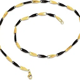 fashion frill Exclusive Silver Chain For Men Rise Design Stainless Steel Black Silver Necklace Chain For Men Boys Girls Mens Jewellery Chains 24 Inches-picture-44