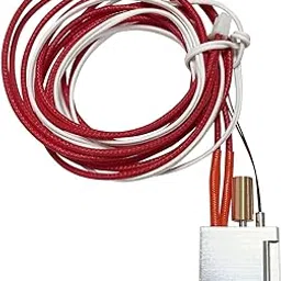 HzdaDeve Hotend for Flsun V400 Delta Hot End Replacement Extruder Kit Heating Tube 24V 60W Cartridge Heater Thermistor Temp Sensor Heat Block for 3D Printer-picture-15