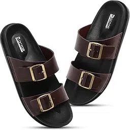 doctor health super soft Men's Ultra Comfort Slippers | Trendy Cushioned Design with Breathable Mesh | Dual-Density PU Sole | Anti-Slip Grip & Adjustable Strap for Daily Wear-picture-14