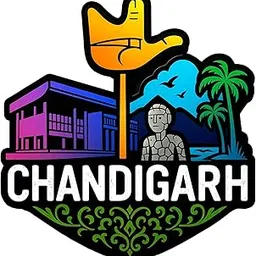 REGALOCASILA Chandigarh Souvenir Fridge Magnet 8 cm Laser Cut Engineered Wood Strong Magnetic Glossy Rock Garden Open Hand Monument Travel Collectible Kitchen Decor Whiteboard Magnet Made in India image 1