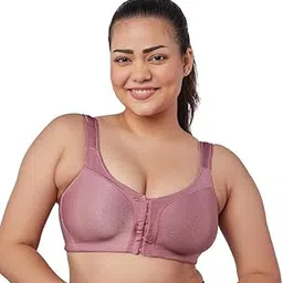 maashie M4410 Women's Premium Jacquard Fabric Front Open Full Coverage Non-Wired Moulded Bra-picture-27