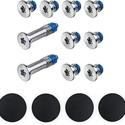 Mac-Axx™ Bottom Rubber Feet(4 Pieces) & Bottom Screws(10 Pieces) Compatible with 13''-inch MacBook Air, Model No. A1465, Color: Silver-picture-33