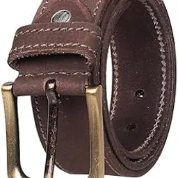 paka Men’s Nubuck Leather Belt – Matt Finish with Premium Stainless Steel Buckle | Luxury Belt for Casual & Formal Wear image 1