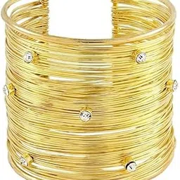 meenaz bracelet for women Bangles for women Anti Tarnish Stylish Adjustable Bracelet for girls rose gold Kada for Women Accessories Anti Tarnish Jewellery Stainless Steel Cuff Bracelet gifts Combo image 1