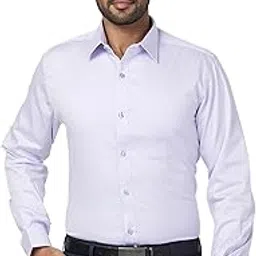 raymond Slim Fit Pure Cotton Structure Pattern Semi Cut Away Collar Formal Shirt-picture-32