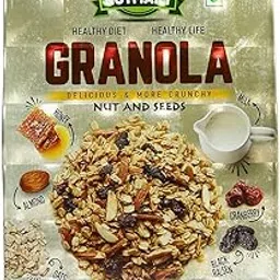 NUTMART'S CRUNCHY GRANOLA HONEY, ALMONDS, CRANBERRIES AND BLACK RAISINS || BREAKFAST CEREALS ||NO ADDED SUGAR ||1 KG || RS 799-picture-50