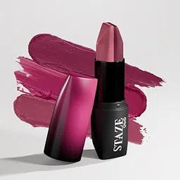 Staze 9To9 3 In 1 Lipstick | 3 Unique Shades In 1 | 12 Hrs Long Lasting, Transferproof | Non-Drying Formula With Intense Color Payoff | 04 Nude Orchid | 3.8 G, Matte-picture-38