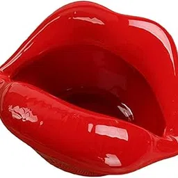 CLUB BOLLYWOOD® Lips Cigar Ashtray Ceramic Ashtray Lips Ashtray Boyfriend Gift Red A|Home & Garden | Yard, Garden & Outdoor Living | Gardening Supplies | Plant Care, Soil & Accessories |1X Ashtray-picture-10
