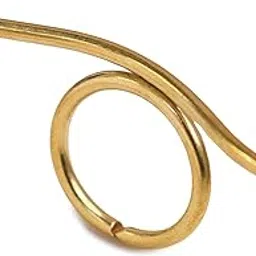 A Wave Pattern Brass Adjustable Ring – Elegant Handmade Curved Band for Women (Anti-Tarnish Coating)-image-18