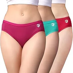 ff Women Bikini Panty | Cotton Spandex Underwear | Anti Bacterial, Flexi Stretch, Quick Dry Women's Medium Coverage with Concealed Waistband-picture-30