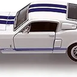 Kinsmart Scale 1/38 1967 Ford Shelby Mustang Gt-500 Diecast Car White-picture-50