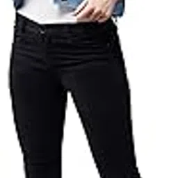 dolce crudo Women's Polo Neck Full Sleeves Denim Solid Cropped Jacket-picture-35