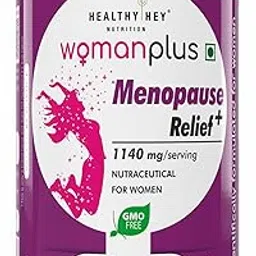 HealthyHey Nutrition Woman Plus Menopause Relief - Postmenopausal Health - 60 Vegetable Capsules-picture-18