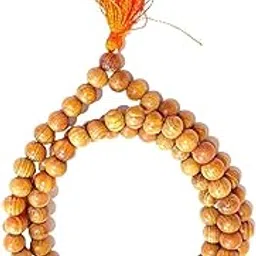 UGANTA Devadaru Malai | Devadaru Original Malai | lab certificate Wood Necklace For Prayer Puja Jaap Meditation | Ideal For Men and Women | Bead Size 8mm Wood Necklace-image-20