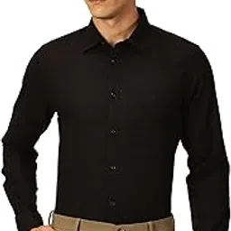 thomas scott Men's | Solid | Full Sleeve | Slim Fit | Linen Blend | Spread Collar | Casual Shirt-picture-31