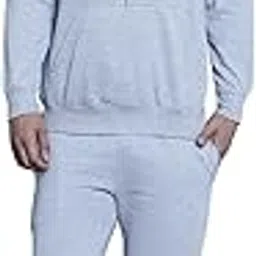 mack jonney Solid Hooded Cotton Fleece tracksuit Co-Ord Set for Men-MACK32605-picture-13