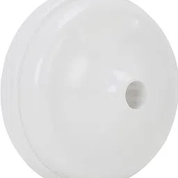 Ceiling Rose 6 Amp, White - Single|Loop-in Ceiling Rose|Cord Grip|Polycarbonate Ceiling Rose with Heavy Brass Parts|Ceiling Rose for Home, Office, Shops, etc. Pack of 4-picture-29