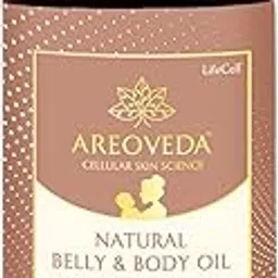 AreoVeda Natural Belly & Body Oil | Suitable for Stretch marks | Boosts Elasticity & Skin Firmness | With Almond Oil, Shatavari & Coffee | Relieves Stress | Pregnancy & Breastfeeding Safe| 50ml-picture-22