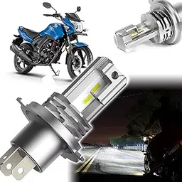 Auto Pearl V3 LED Headlight Bulbs Hi/Low Beam Fits for Vehicle H4 Compatible with CB Unicorn 160 (Pack of 1)-picture-28