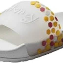 Trending Sliders for Women & Girls, Perfect for Summer, Beach, and Pool; Features a Cushioned, Thick PVC Sole and a Durable, Slip-Resistant Tread; These Cute Honeycomb Themed Slip-On Sandals are Made with a Flexible Silicone Upper for Ultimate Comfort and a Secure Fit"-image-24
