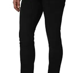 maigra fashion Men's Slim Fit Black Stretch Polycotton Jeans |Slim Fit Jeans for Men | Mens Jeans | Men Jeans Pants image 1