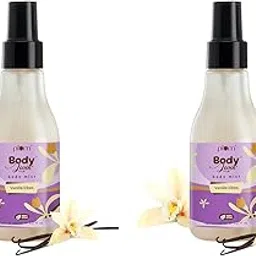Plum Bodylovin' Vanilla Vibes Body Mist | Vanilla Perfume For Women | Long Lasting | Fine Fragrance | Body Spray | 150 Ml (Pack Of 2) image 1