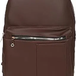 Brink Women's Brown Polyurethane Backpack - (M531)-image-9