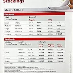 T.E.D. Anti-Embolism Stockings, Clinically Proven, 37 Sizes, Latex-Free, Graduated Compression with Defined Heel Pocket I WhiteShield Enterprises (x - large long)-picture-11