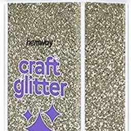Hemway Chunky Craft Glitter Shaker for Arts Crafts Tumblers Schools Paper Glass Decorations DIY Projects - 1/40" 0.025" 0.6MM - 130g/4.6oz - Champagne-picture-20