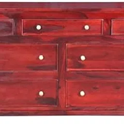 FURNSTREET FURNITURE Chest of 7 Drawer Storage Cabinet Home Decor Wooden Furniture - 120d X 40w X 76h Centimeters(Customization Available)-picture-50