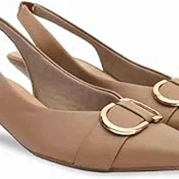 rocia by Regal Women Buckled Kitten Heel Slingbacks-picture-39