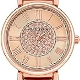anne klein Quartz Analog Rose Gold Dial Metal Strap Watch for Women-NEAK3872RGRG-picture-20