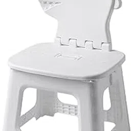 CALANDIS Kitchen Stool with Back Support Footstool Step Stool for Home Hiking Bedroom-image-15