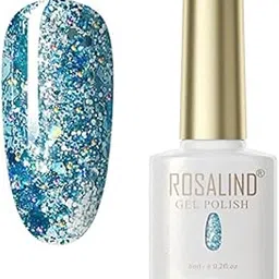 ROSALIND UV Gel Polish Soak Off 6ML from BELLE GAGA™ Pure Color Nail Gel Bright For Nail Art Design Need LED/UV Lamp to Cure (PX039)-picture-26