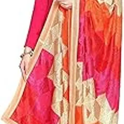 Osen Creations Women's Chiffon Phulkari Dupatta/Chunni Handmade in Ladder Pattern (Heavy Fulkari Chunni/Dupatta) With FREE PRANDA-picture-38