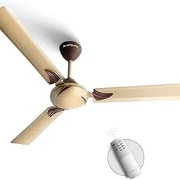 LONGWAY Creta P1 1200 mm/48 inch Remote Controlled 3 Blade Anti-Dust Decorative Star Rated Ceiling Fan (Golden, Pack of 1)-picture-22
