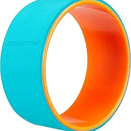 Amazon Brand - Symactive Premium EVA Large Size Yoga Wheel | Big Circle Wheel For Abs, Back Bends, Stretching, Home Training, Deep Tissue Massage, Back Pain & Body Posture, 13 x 5.5 inch (Unisex)-image-90