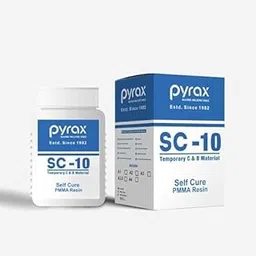 Pyrax Dental Cold Cure SC-10 (Temporary Crown and Bridge Material) - 55gm (SHADE - A3.5)-picture-12